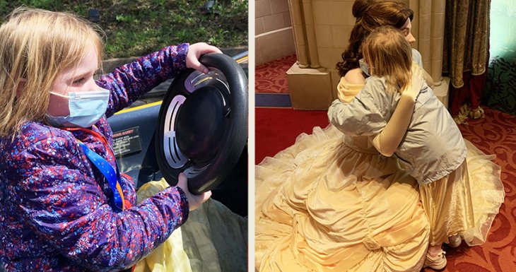 Clémence rencontre ses princesses préférées