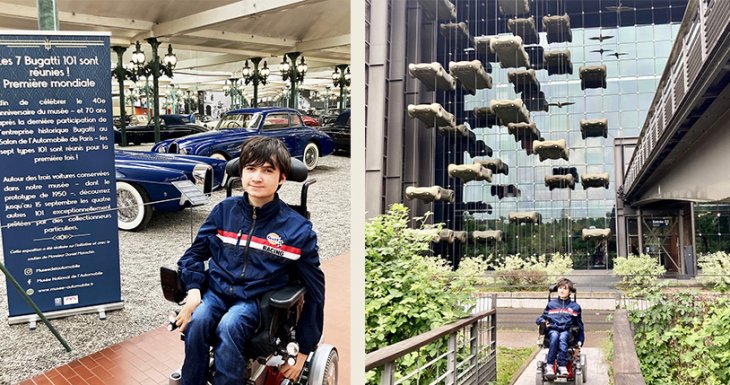 Thibault visite l'usine Bugatti 