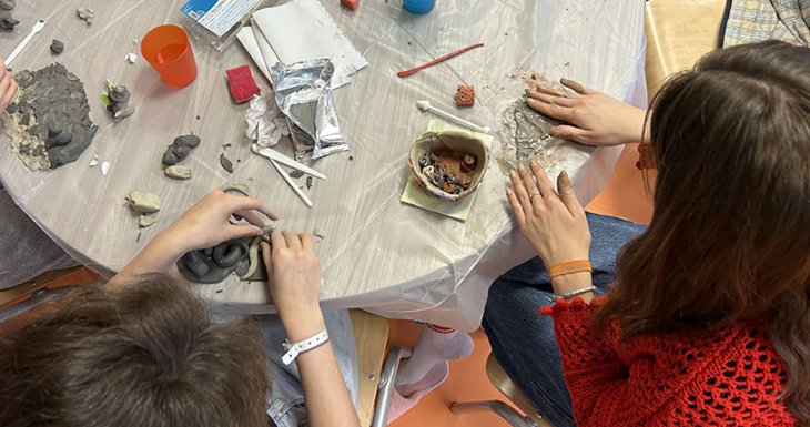 Des artistes en herbe au CHU de Limoges
