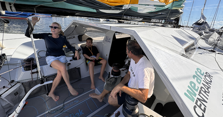 Thomas r&eacute;alise son r&ecirc;ve marin &agrave; bord du CENTRAKOR