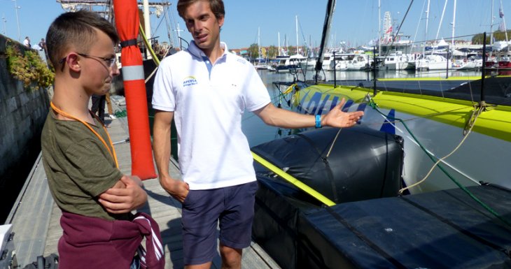 Visiter l'Imoca APIVIA