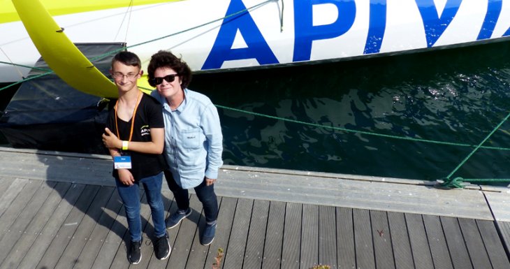 Visiter l'Imoca APIVIA
