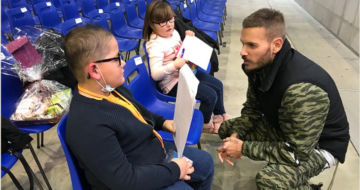 Un moment privilégié avec M Pokora