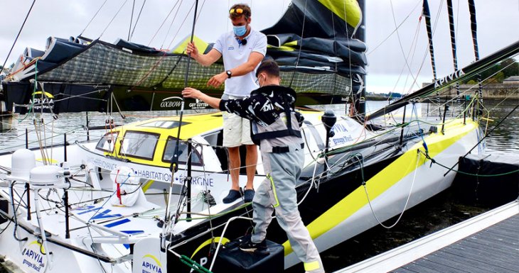 Sortie en mer avec Charlie Dalin