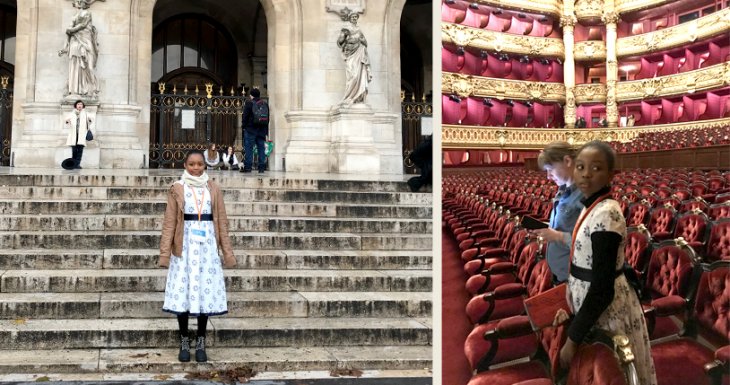 Candice &agrave; l'Op&eacute;ra Garnier
