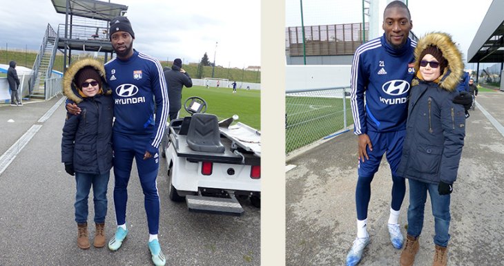 Entra&icirc;nement de l'Olympique Lyonnais