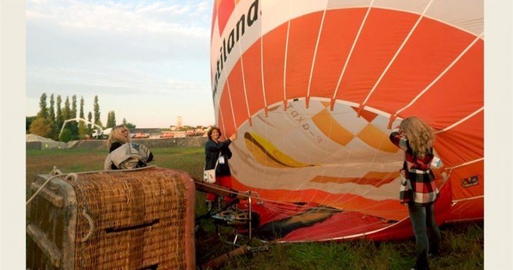 Baptême en montgolfière
