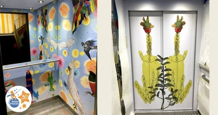 Une œuvre collective entre Christian Lacroix et des enfants de l’hôpital Trousseau