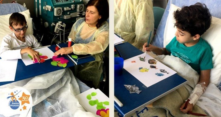 Une œuvre collective entre Christian Lacroix et des enfants de l’hôpital Trousseau