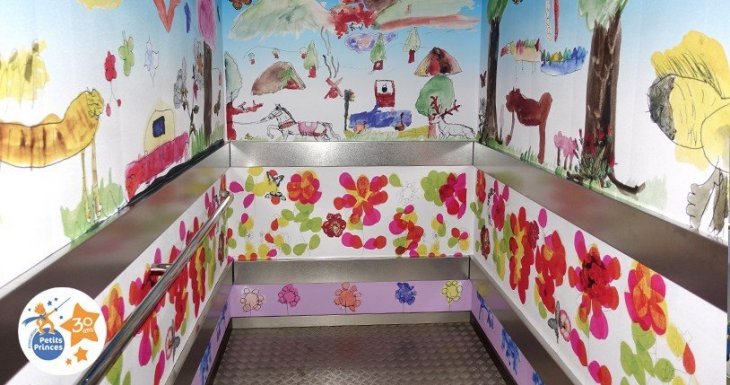 Une œuvre collective entre Christian Lacroix et des enfants de l’hôpital Trousseau
