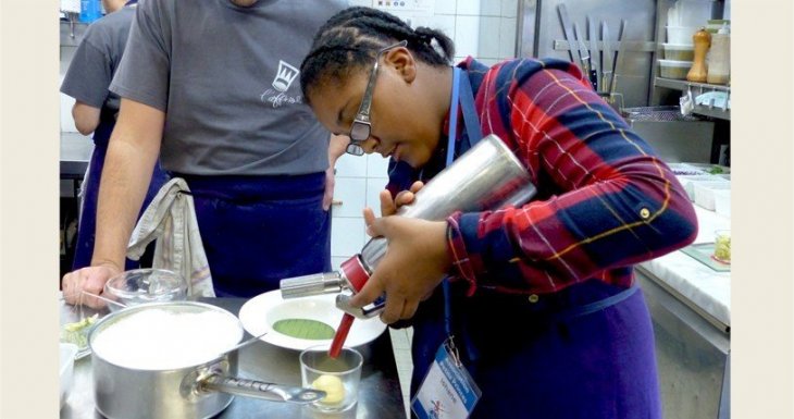 Dans les cuisines d'un chef !