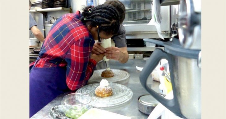 Dans les cuisines d'un chef !